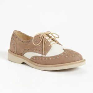 Halogen Lindy Tan and White Oxfords Size 8.5